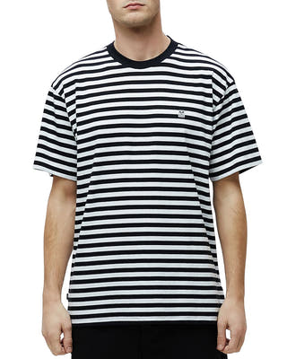 Obey Icon Box Striped Tee Black Multi
