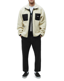 Obey Out There Regular Fit Sherpa Jacket Natural thumbnail 2
