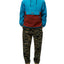 Obey Splits Sherpa Anorak Jacket Pure Teal Multi
