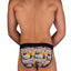 Obviously Orange Geometric Low-Rise Bikini Brief