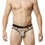 Obviously Orange Geometric Low-Rise Brief