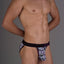Obviously Purple Geometric Low-Rise Bikini-Brief