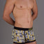 Obviously Yellow Geometric Low-Rise Boxer Brief