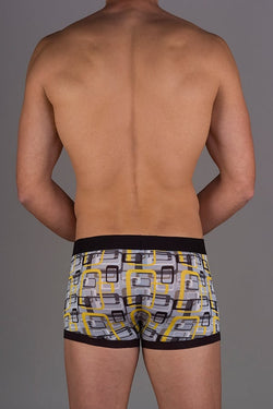 Obviously Yellow Geometric Low-Rise Boxer Brief thumbnail 3