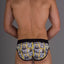 Obviously Yellow Geometric Low-Rise Brief