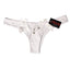 Oh La La Cheri White Très-Sexy Keyhole Jingle Brazilian Panty