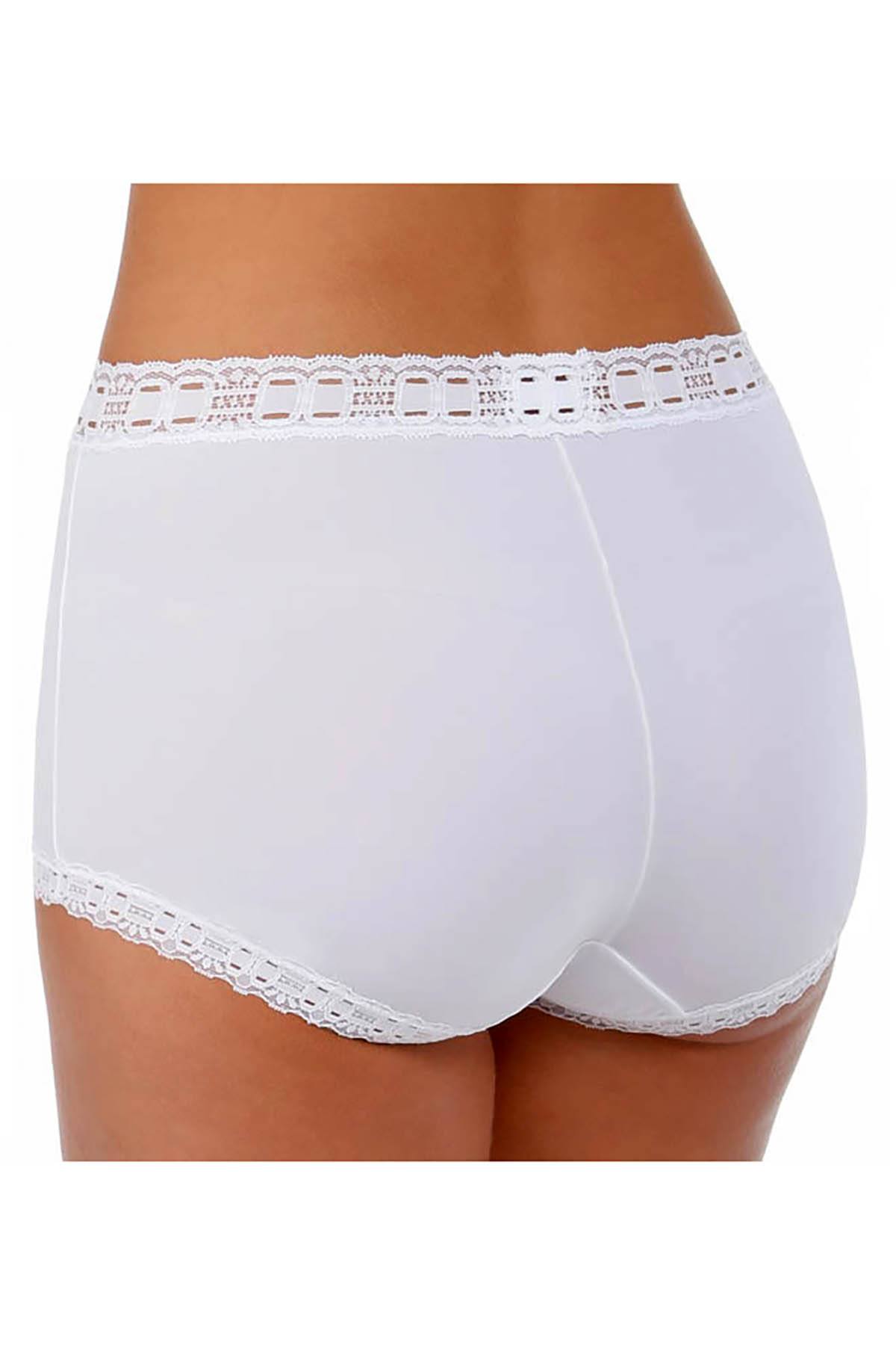 Olga White Secret Hug Fashion Scoops Brief Panty