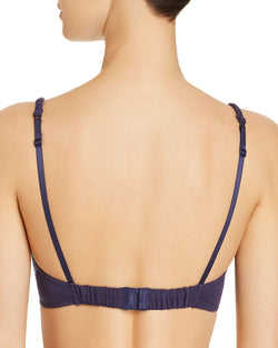 On Gossamer Cabana Cotton Blend Bralette Navy thumbnail 2