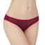 On Gossamer Mesh Hip Bikini Beetroot