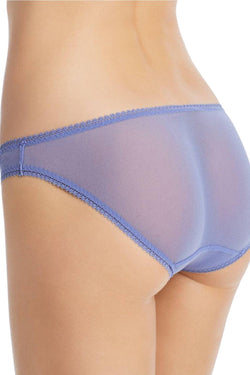 OnGossamer Bleached Denim Hip Mesh Bikini Brief thumbnail 2