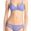 OnGossamer Bleached Denim Hip Mesh Bikini Brief