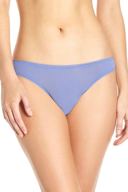 OnGossamer Bleached Denim Mesh Hip G Thong thumbnail 1