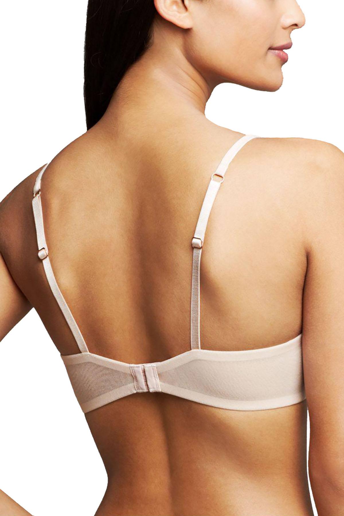 OnGossamer Champagne Sheer-Bliss Spacer T-Shirt Bra