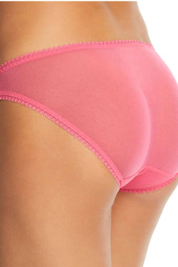 OnGossamer Cosmo Pink Hip Mesh Bikini Brief thumbnail 2
