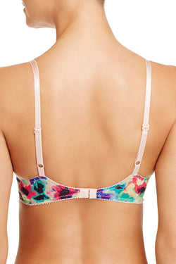 OnGossamer Desert-Flower Printed Mesh Bump-It-Up Pushup Bra thumbnail 2