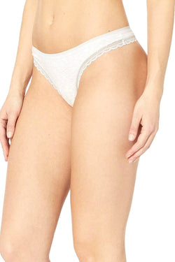 OnGossamer Heather Grey Cabana Cotton Hip G Thong thumbnail 3