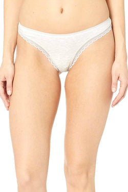 OnGossamer Heather Grey Cabana Cotton Hip G Thong thumbnail 2