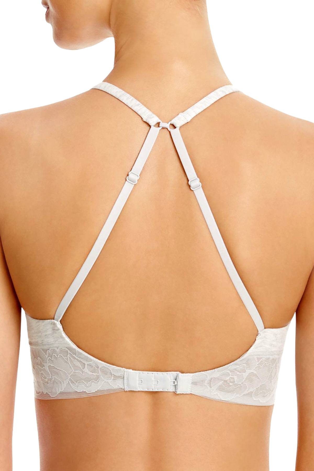 OnGossamer Heather Grey Cabana Cotton Modal Wirefree Lounge Bra