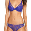 OnGossamer Lapis Racy Lace Underwire Demi Bra