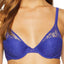 OnGossamer Lapis Racy Lace Underwire Demi Bra