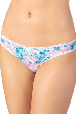 OnGossamer Marble Skies Printed Mesh Hip Bikini thumbnail 1