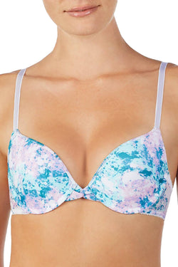OnGossamer Marble Skies 'Triple Mesh Bump It Up' Underwire Push-Up Bra thumbnail 2