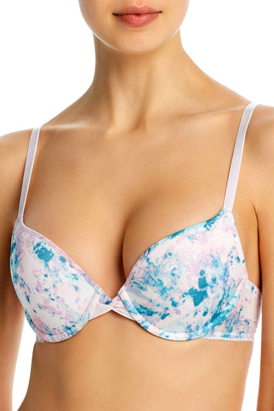 OnGossamer Marble Skies 'Triple Mesh Bump It Up' Underwire Push-Up Bra