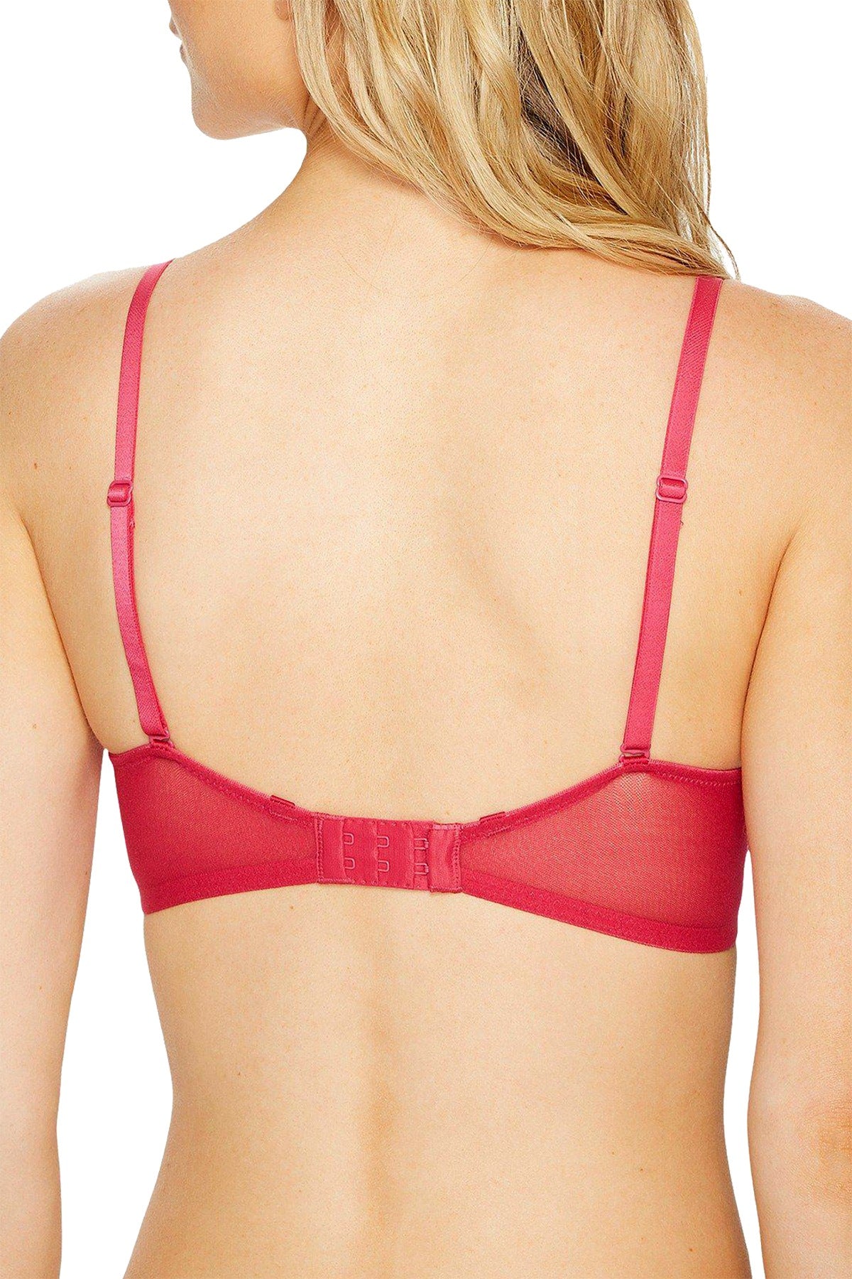 OnGossamer Rouge-Red Mesh Convertible T-Shirt Bra
