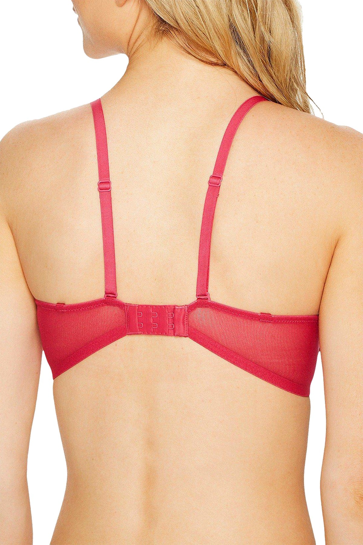 OnGossamer Rouge-Red Mesh Convertible T-Shirt Bra