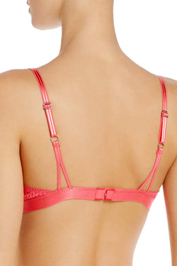 OnGossamer Vermillion-Pink Show Off Bralette thumbnail 3