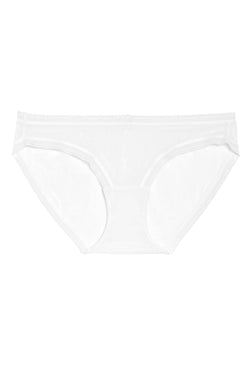 OnGossamer White Cotton Mesh Bikini Brief thumbnail 4