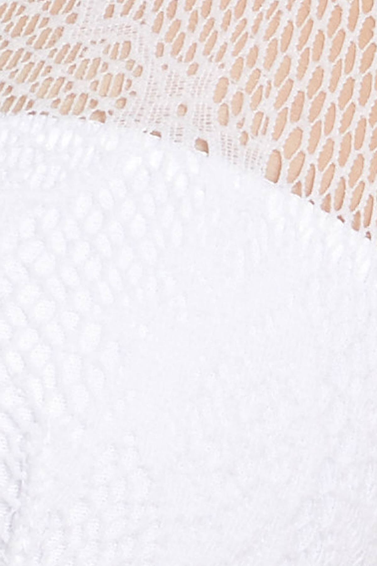 OnGossamer White Racy Lace Underwire Demi Bra
