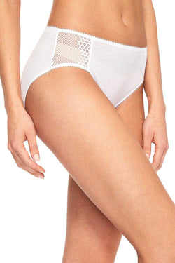 OnGossamer White Silk Modal Hipster Brief thumbnail 3