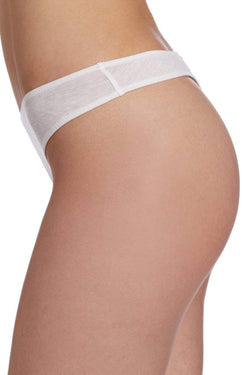 Only Hearts White Organic Cotton Thong thumbnail 4