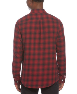 Original Penguin Buffalo Plaid Woven Shirt Rhubarb thumbnail 2