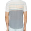 Original Penguin Cotton-blend Color-blocked Engineered Stripe Slim Fit Button-down Shirt Ballad Blue
