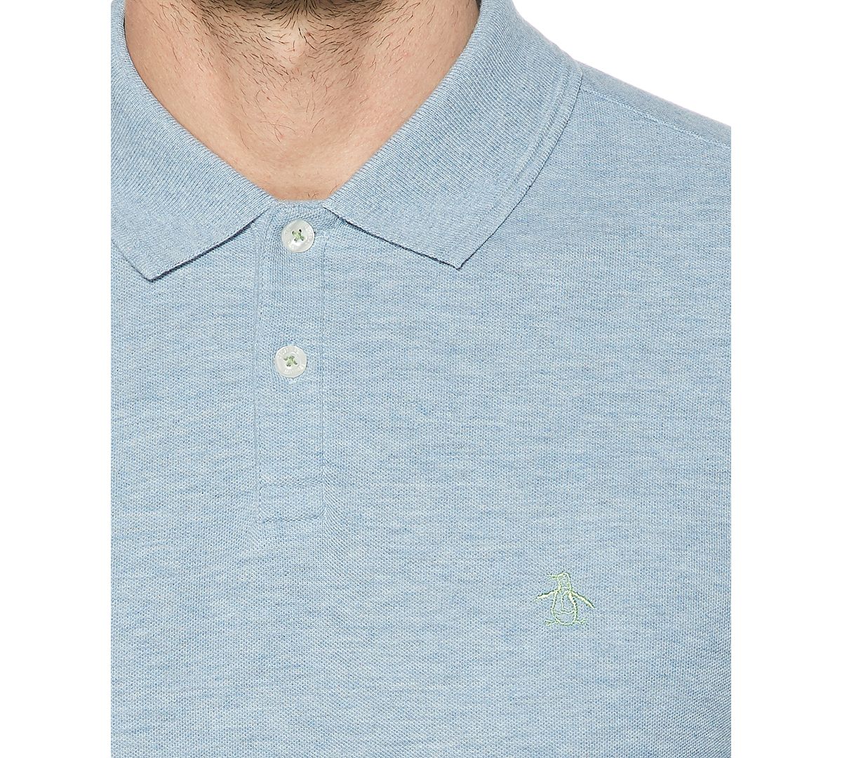 Original Penguin Daddy Solid Polo Shirt Faded Denim