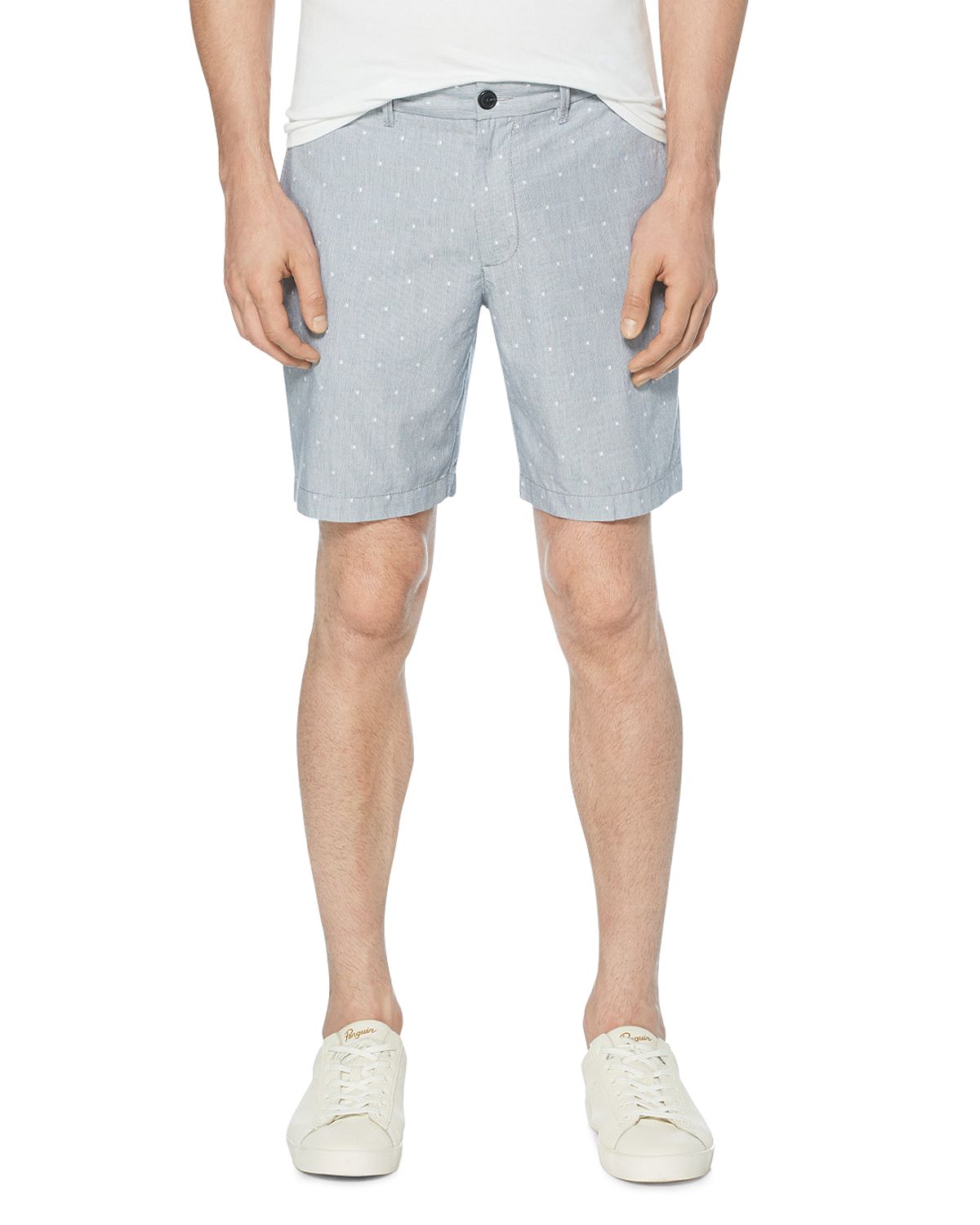 Original Penguin Dobby Slim Fit Shorts Dark Sapphire