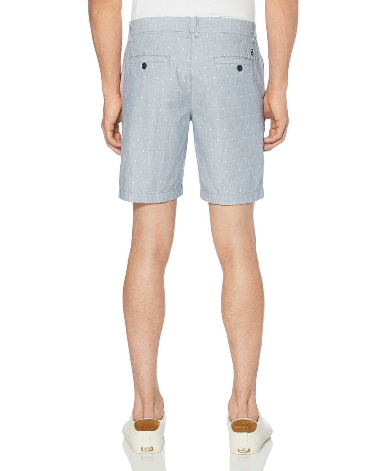Original Penguin Dobby Slim Fit Shorts Dark Sapphire