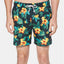 Original Penguin Floral Print Swim Short in Dark Sapphire