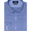 Original Penguin Heritage Slim-fit Stretch Brushed Plaid Dress Shirt Medium Blue