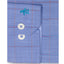 Original Penguin Heritage Slim-fit Stretch Brushed Plaid Dress Shirt Medium Blue