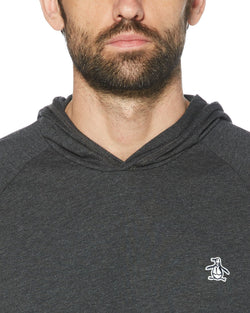 Original Penguin Knit Hoodie Dark Charcoal Heather thumbnail 2