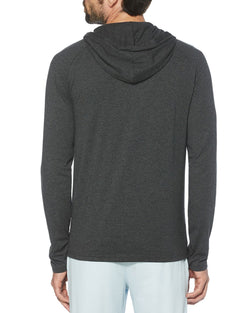 Original Penguin Knit Hoodie Dark Charcoal Heather thumbnail 3