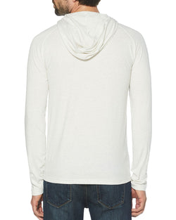 Original Penguin Knit Hoodie Light Gray Melange thumbnail 3