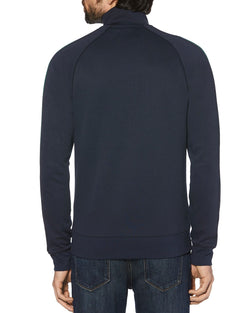 Original Penguin Logo Embroidered Stripe Trimmed Track Jacket Dark Sapphire thumbnail 2
