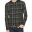 Original Penguin Plaid Flannel Hooded Regular Fit Shirt Dark Sapphire