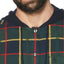 Original Penguin Plaid Flannel Hooded Regular Fit Shirt Dark Sapphire