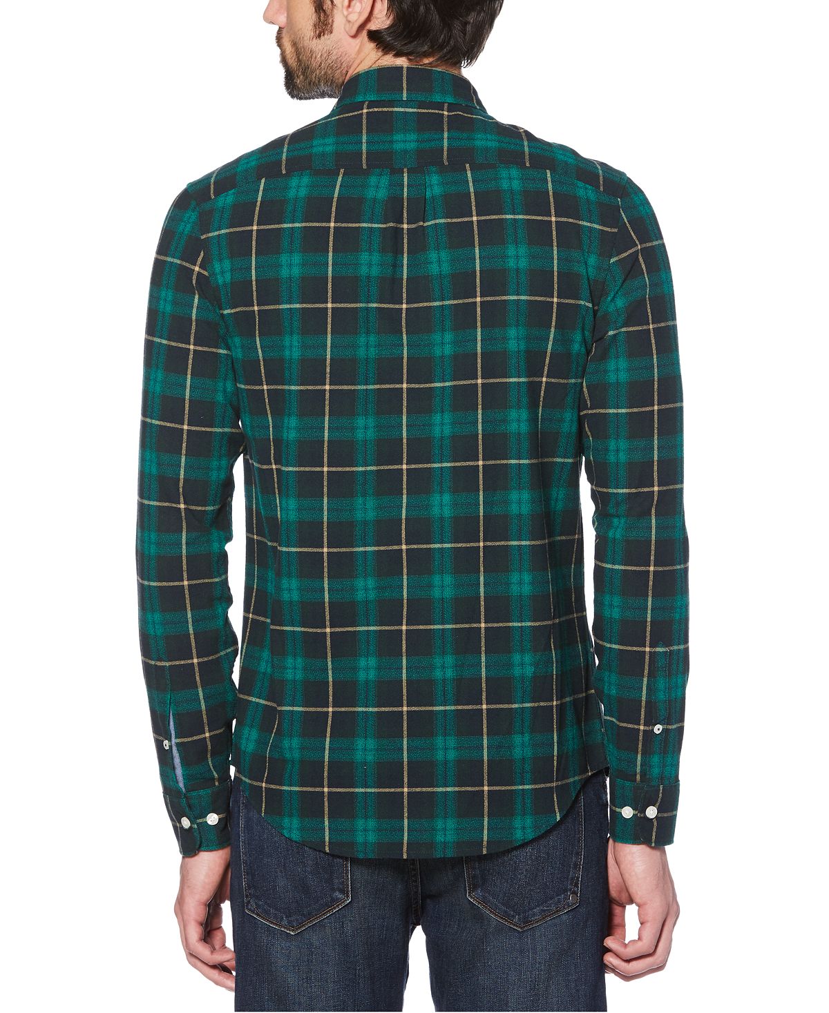 Original Penguin Plaid Shirt Dark Sapphire