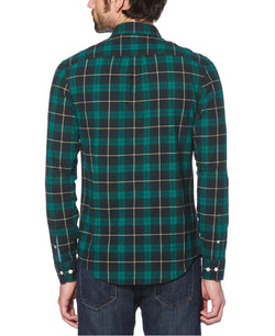 Original Penguin Plaid Shirt Dark Sapphire thumbnail 3
